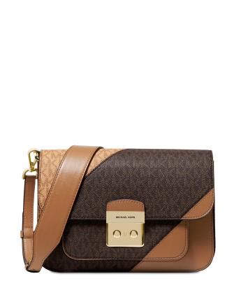 michael michael kors sloan editor tricolor signature shoulder bag|Michael Kors sloan.